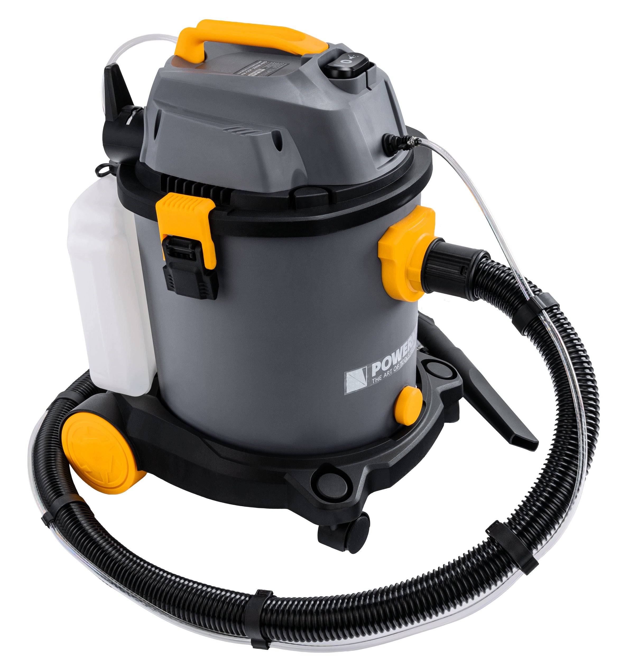 WASHING VACUUM CLEANER 20L 2000W FOR UPHOLSTERY WATER DUST 4 TIPS 2 PIPES 3L Brand Powermat