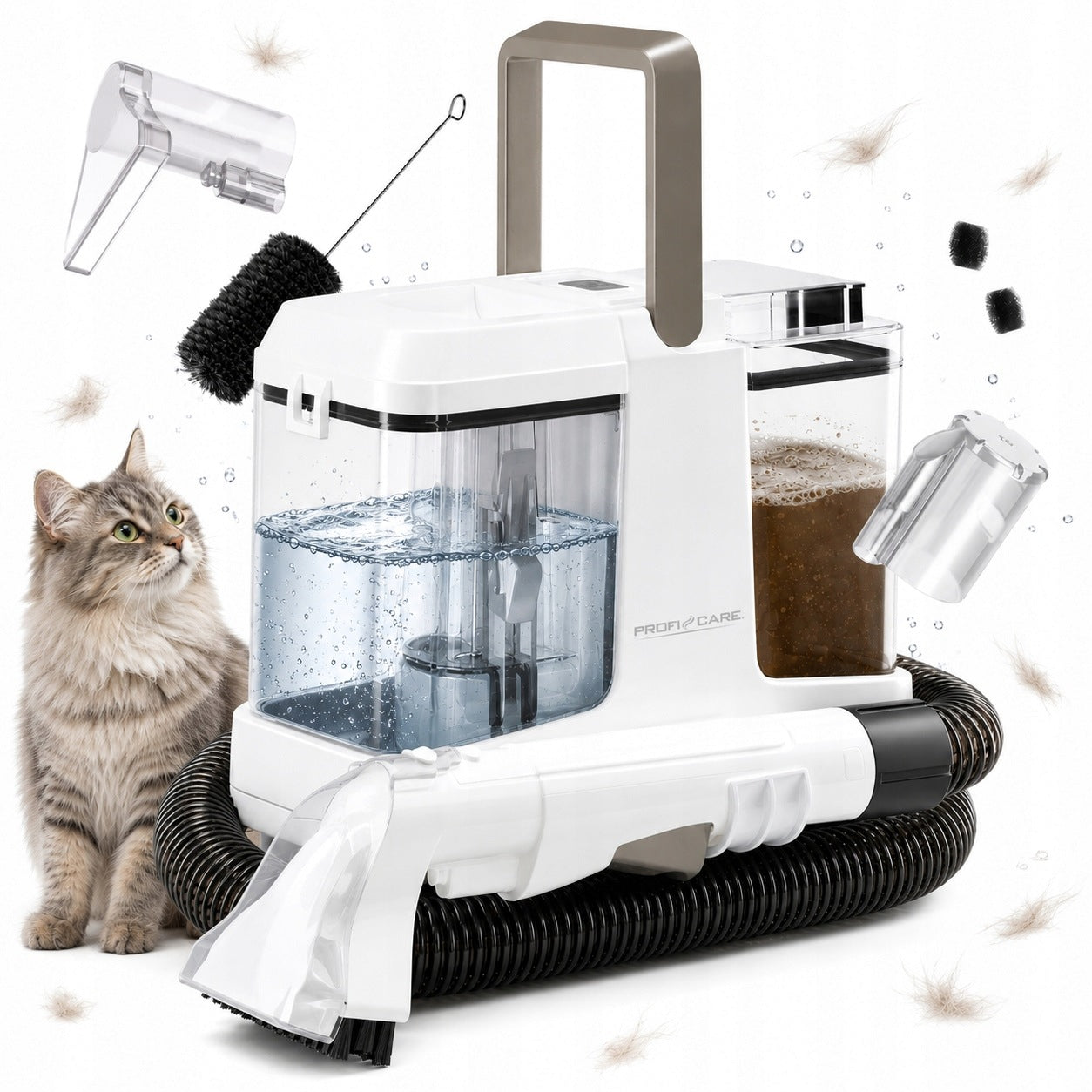 WASHING VACUUM CLEANER FOR CARPETS UPHOLSTERY Cars PROFiCARE WET WATER SET