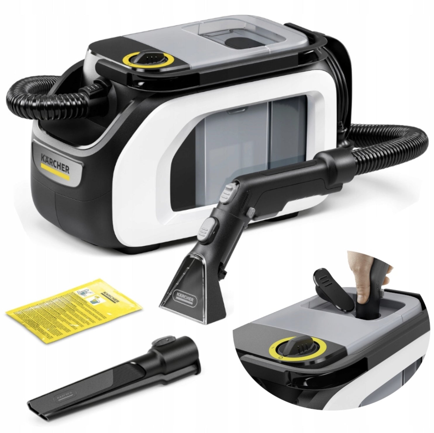 WASHING VACUUM CLEANER KARCHER SE 3 COMPACT COMPACT HOME NETWORK WHITE