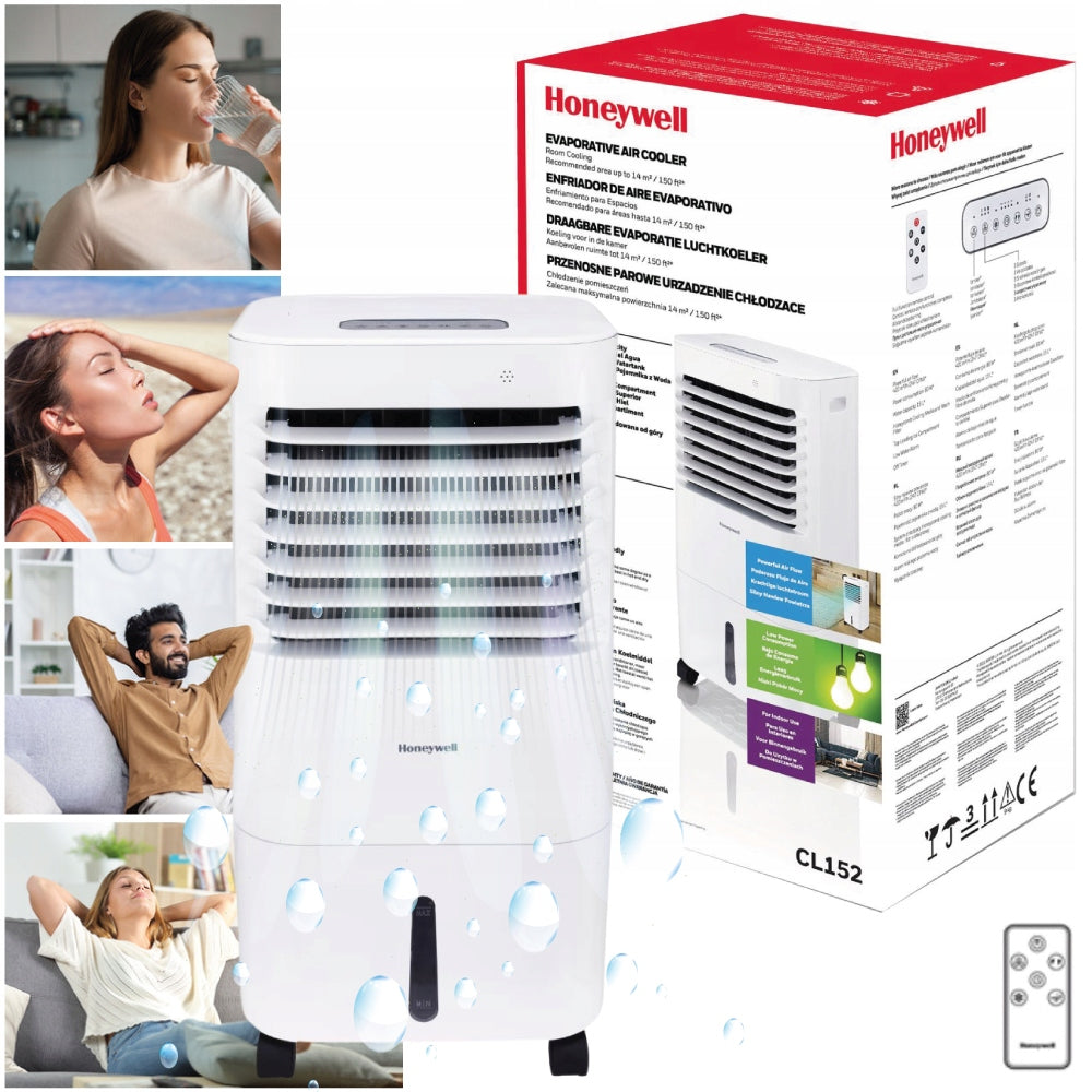 WATER AIR CONDITIONER HUMIDIFIER 15L FAN REMOTE CONTROL HONEYWELL CL152 Brand Honeywell