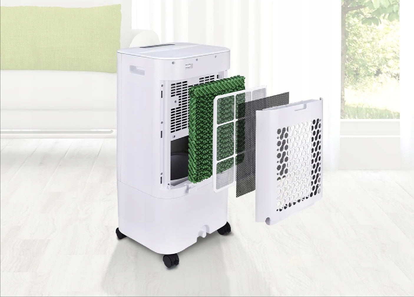 WATER AIR CONDITIONER HUMIDIFIER 15L FAN REMOTE CONTROL HONEYWELL CL152 Control electronic