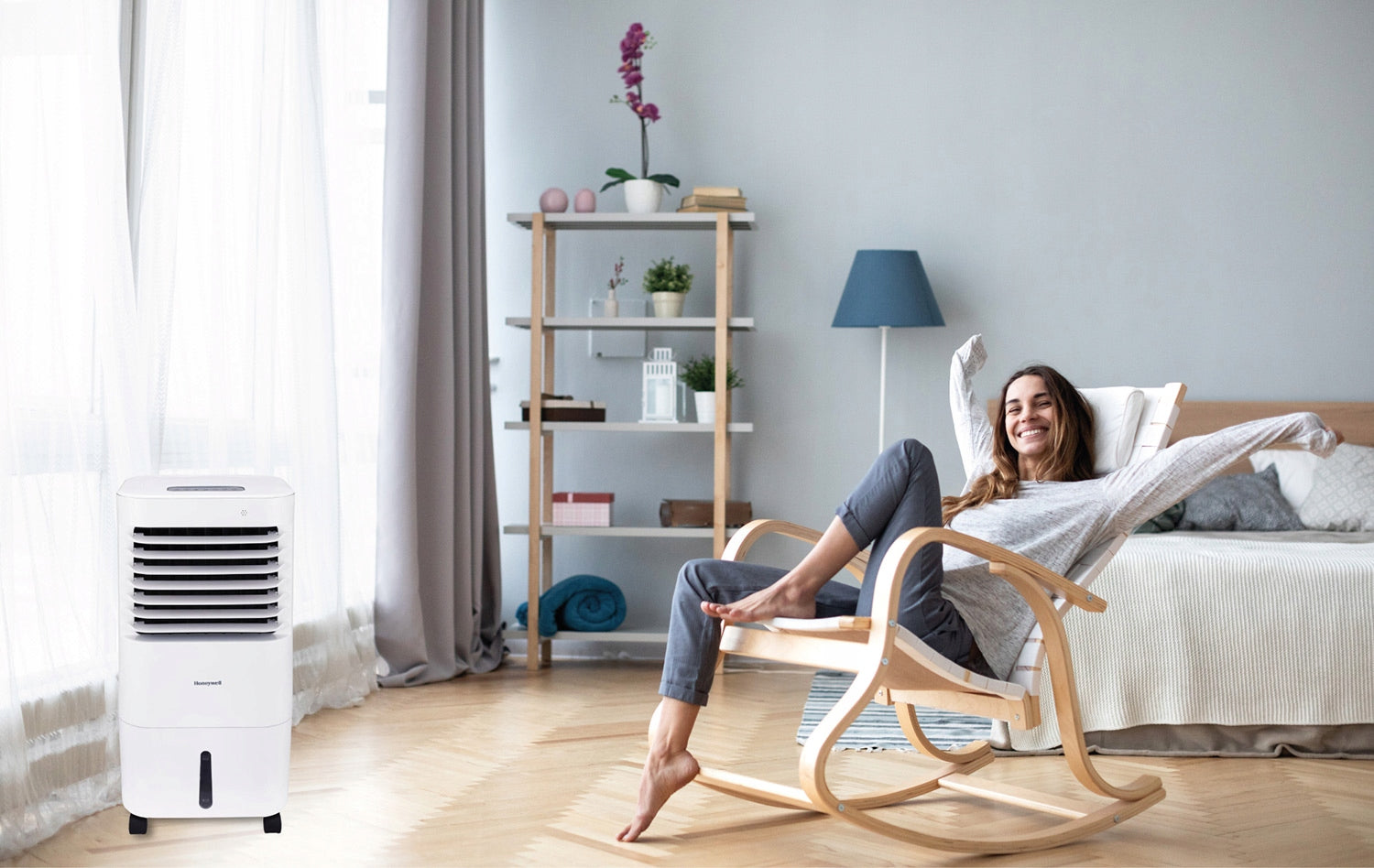 WATER AIR CONDITIONER HUMIDIFIER 15L FAN REMOTE CONTROL HONEYWELL CL152 Model CL152