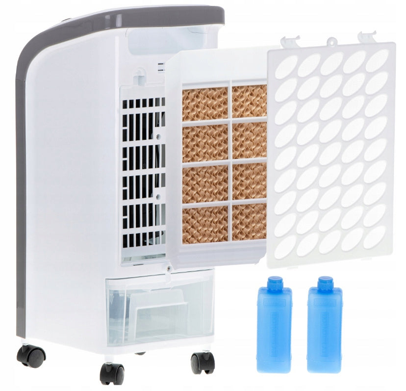 WATER AIR CONDITIONER PORTABLE FAN 3in1 4L COOLER + CARTRIDGES Power 350 W