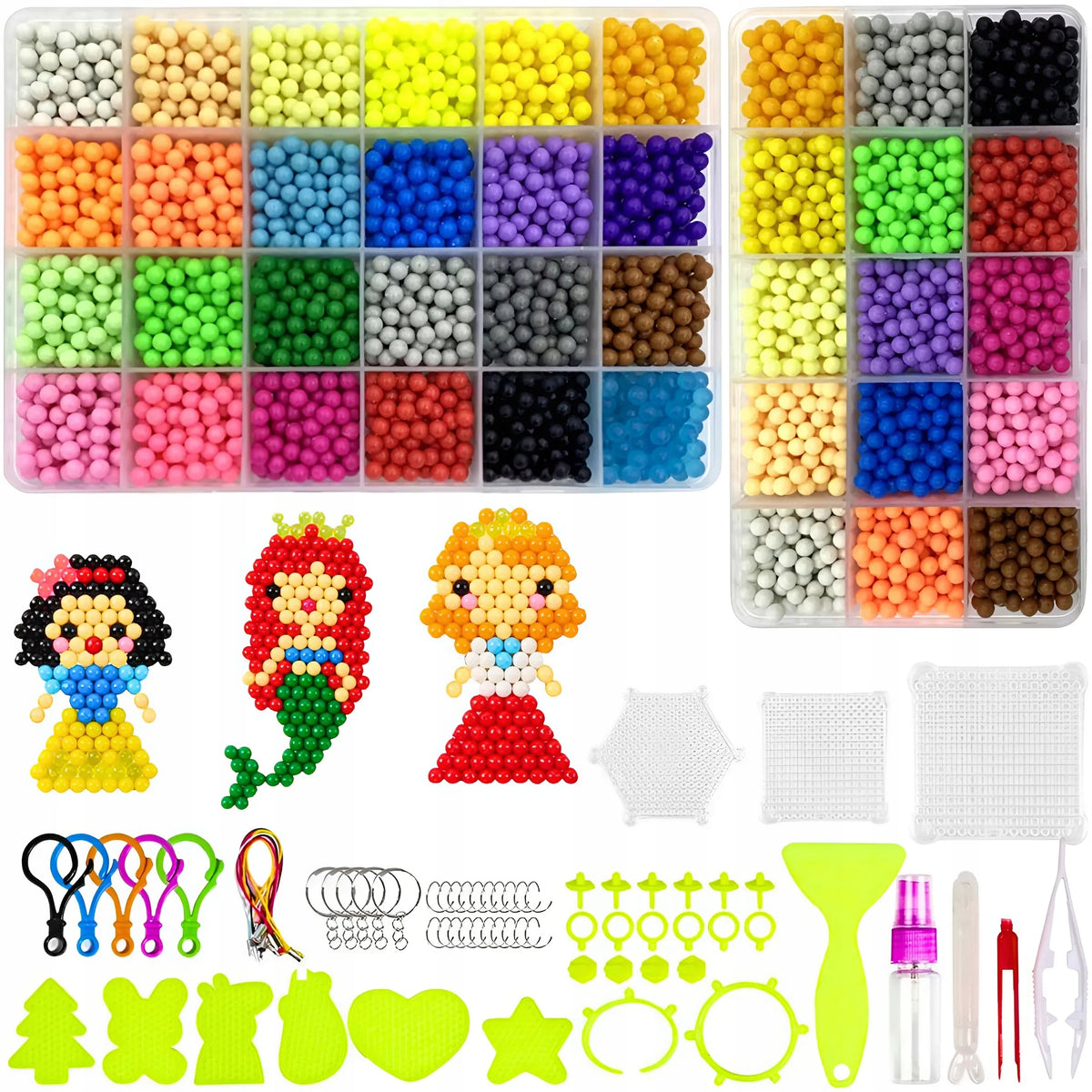 WATER BEADS SET XXL FOR CRAFTS DIY MAGIC BEADS FOR CHILDREN GIFT Manufacturer code KORALIKI WODNE DLA DZIECI ZESTAW MEMFLOW