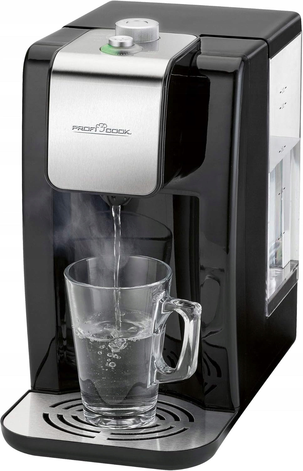 WATER DISPENSER 2,2L 2600W FOUNTAIN HEATER TEMPERATURE CONTROL SILVER