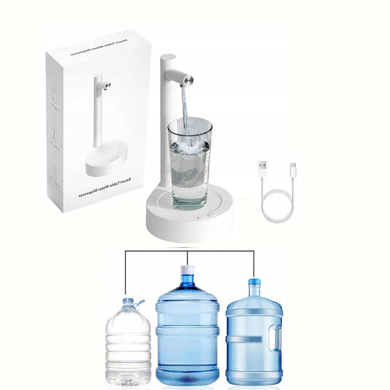 WATER DISPENSER AUTOMATIC PUSH BUTTON PUMP WITH TUBE FOR USB BUBBLE