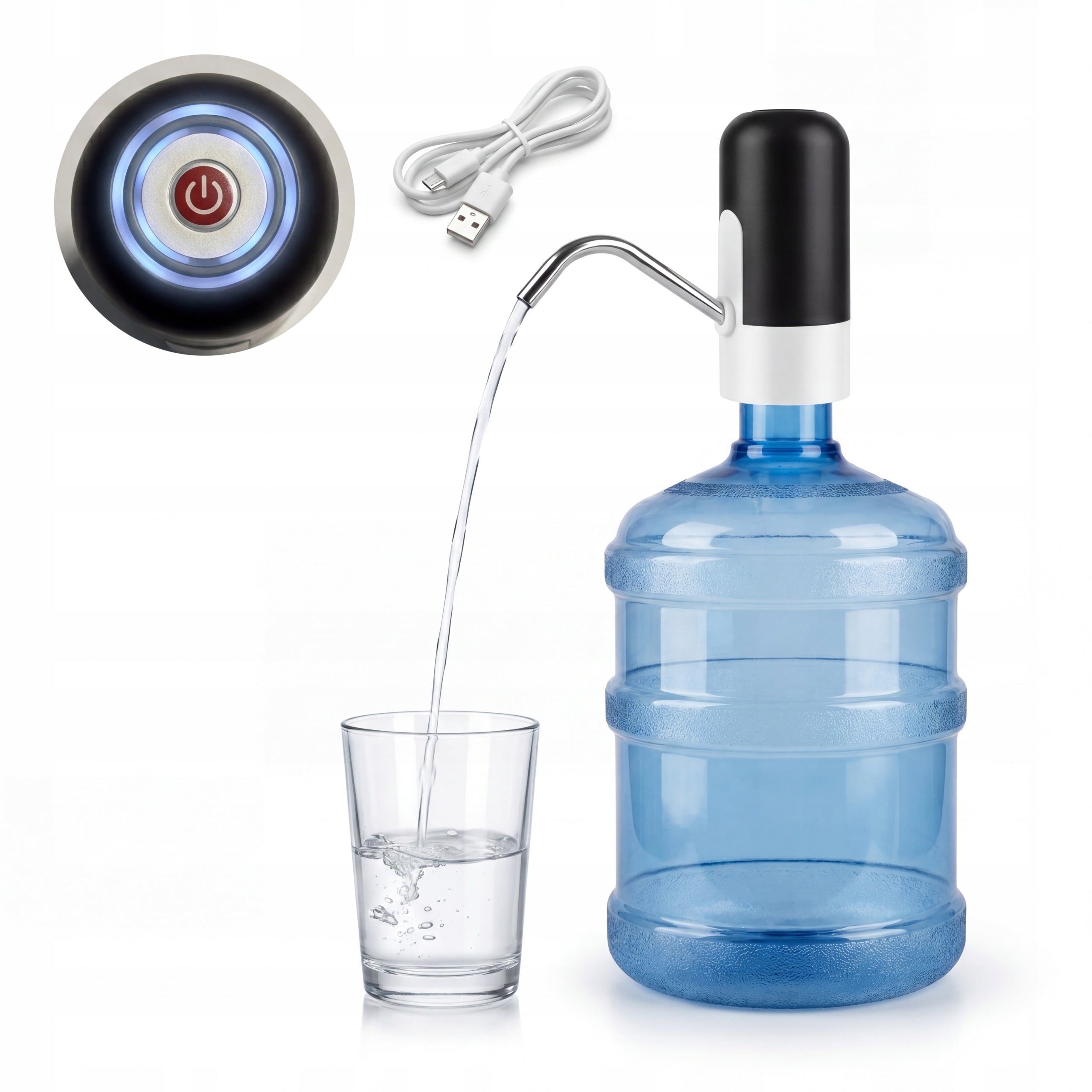 WATER DISPENSER ELECTRIC WATER PUMP LED USB ELECTRIC DISPENSER