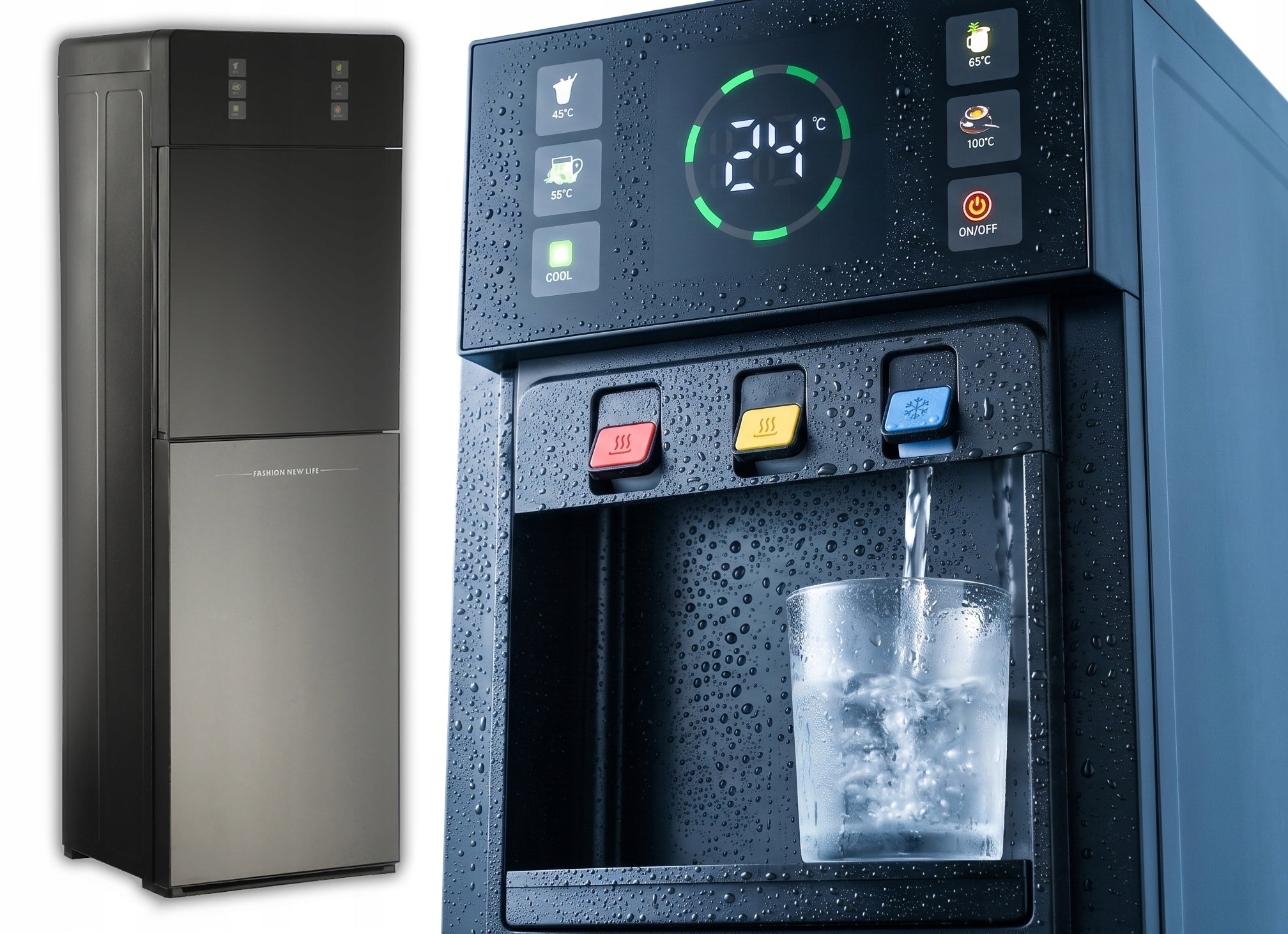 WATER DISPENSER Electronic Cooling Black 5 Temperatures Levels for Officee Manufacturer code 4896032579302