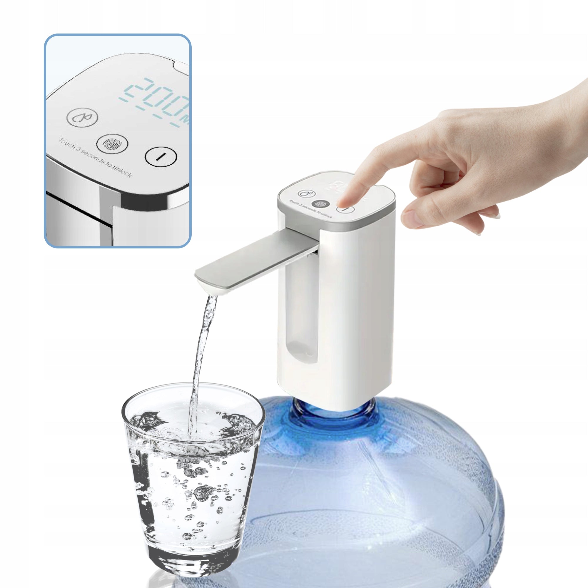 WATER DISPENSER ViO E22 – ELECTRIC PUMP WITH DIGITAL DISPLAY