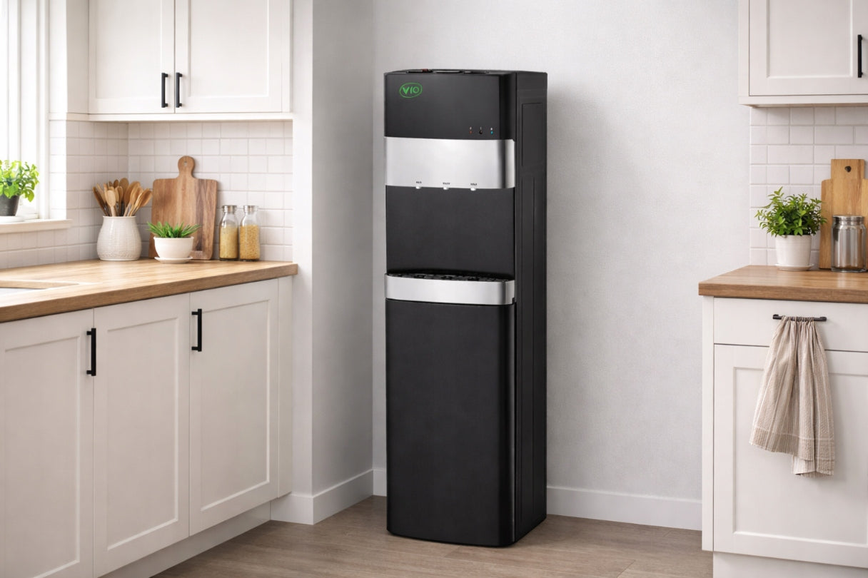 WATER DISPENSER ViO X242-FCB Black with Lower Loading COMPRESSOR Brand no brand