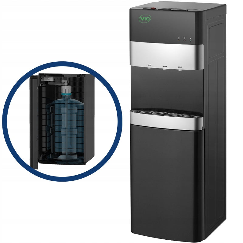 WATER DISPENSER ViO X242-FCB Black with Lower Loading COMPRESSOR
