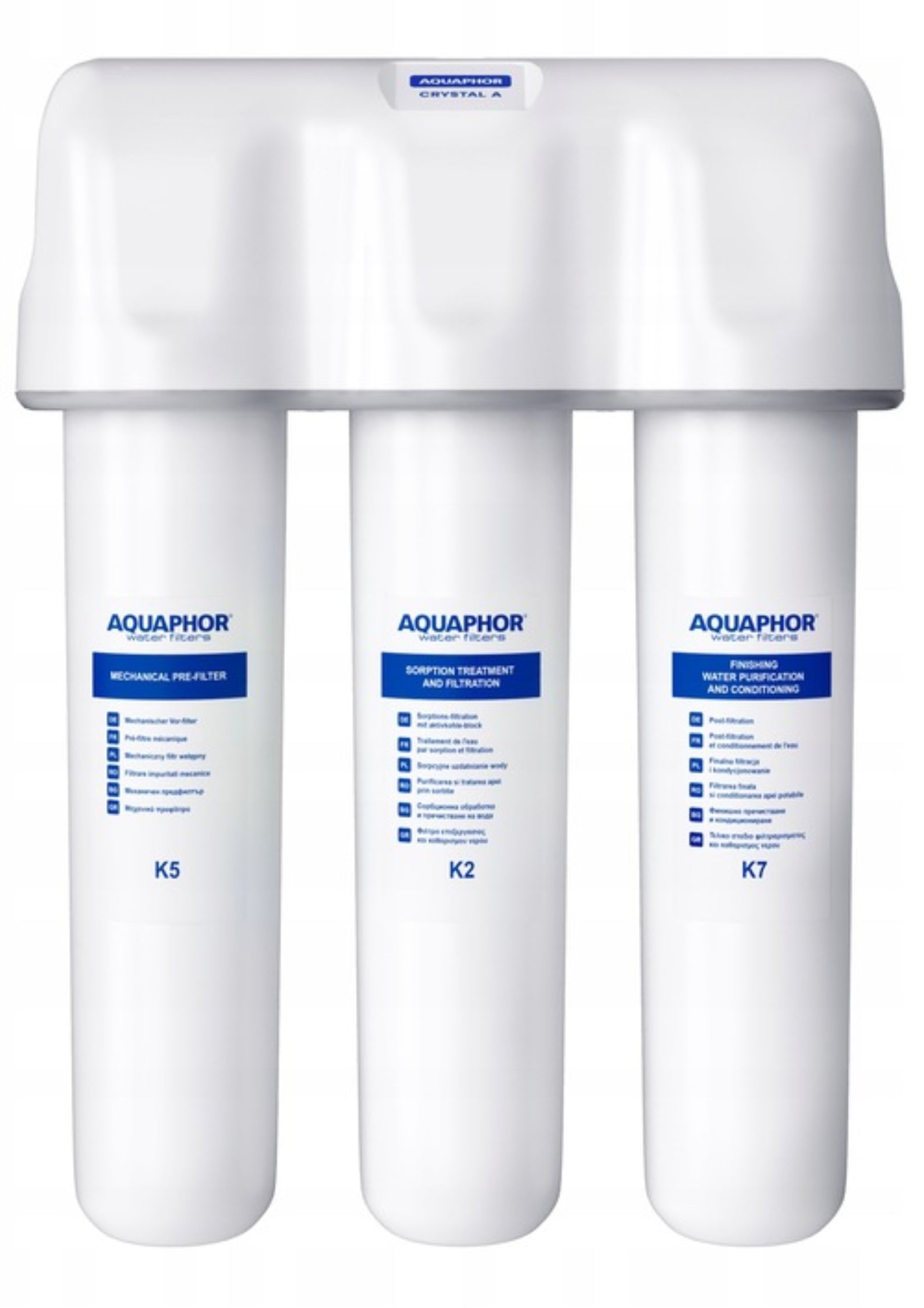 WATER FILTER FOR KITCHEN SINK AQUAPHOR CRYSTAL A AND TAP FOR WATER FILTER Brand Aquaphor