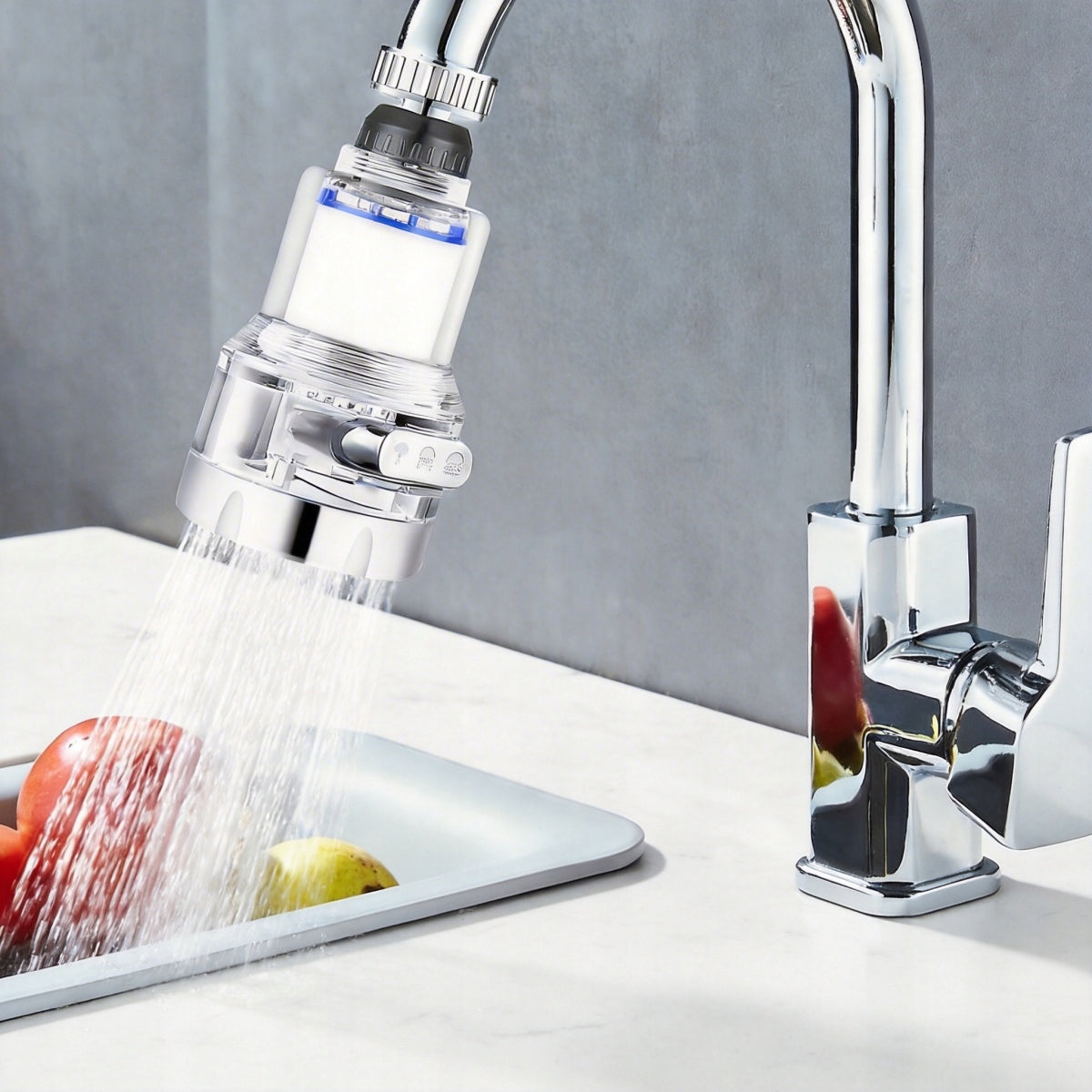 WATER FILTER FOR ROTARY TAP 360 EXTERNAL ALWAYS CLEAN WATER Packaging status original