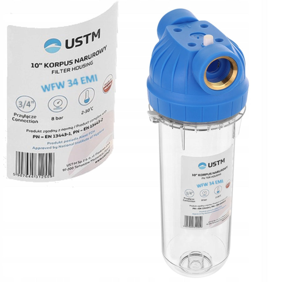 WATER FILTER IN-LINE BODY 3/4 HOUSING FILTER HOUSING 10' USTM