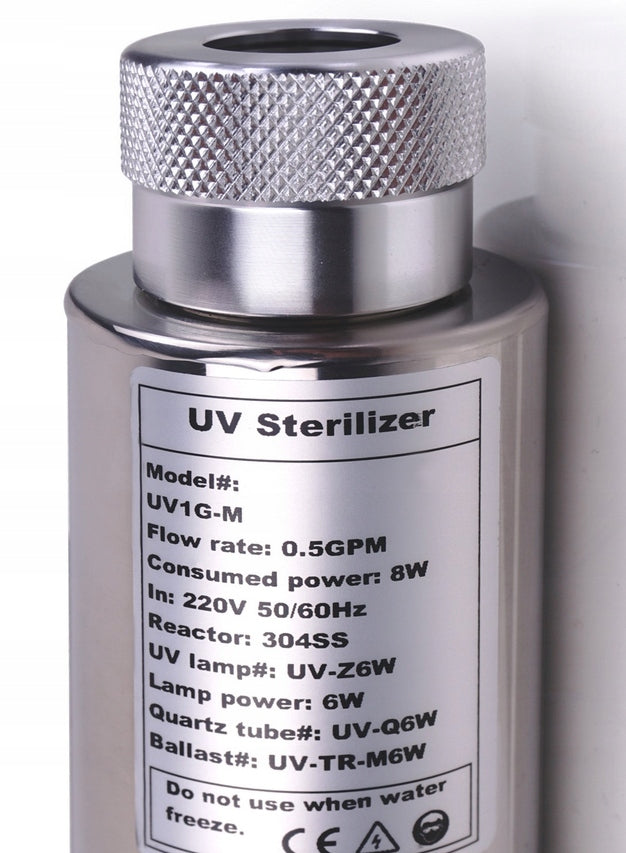 WATER FILTER / UV STERILIZER UV BACTERICIDAL LAMP 6W PHILIPS ATEST PZH Capacity 1.2 l