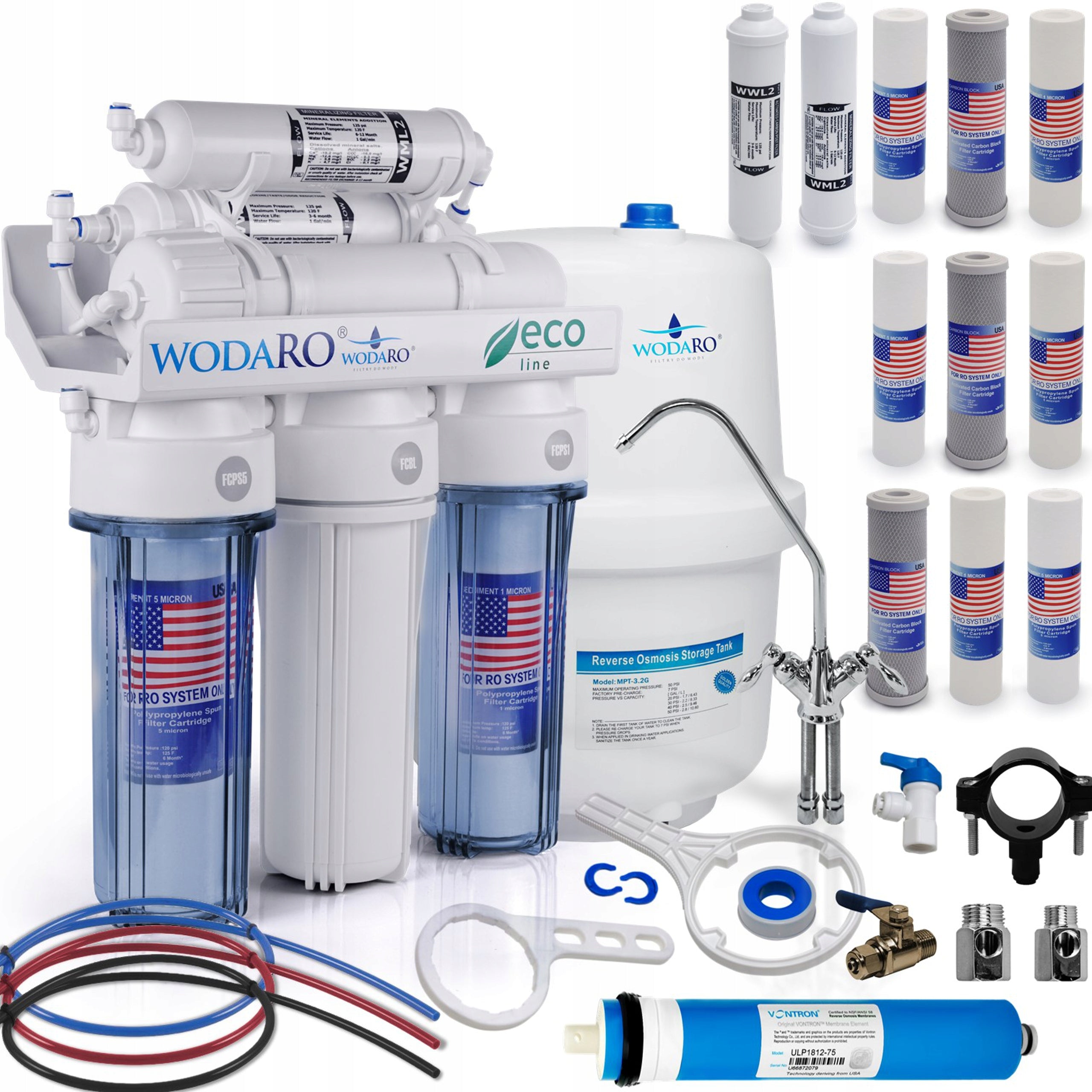 WATER FILTERS OSMOSIS RO6 wodaRO ECO