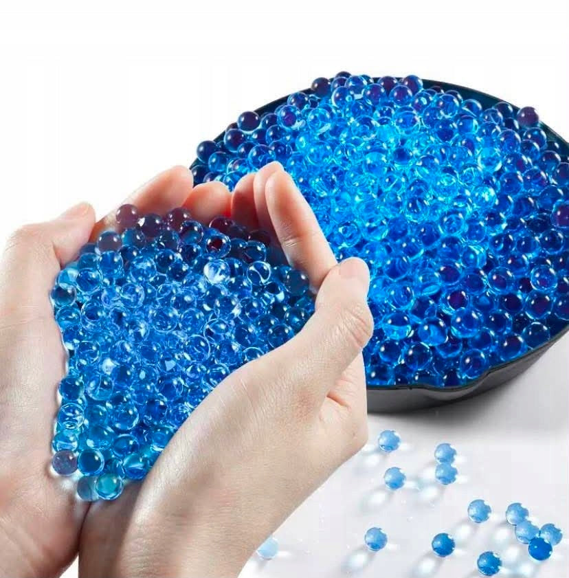 WATER GEL BALLS 100000PCS 7-8mm FOR FLOWER GUNS HYDROGEL COLOR Packaging status original