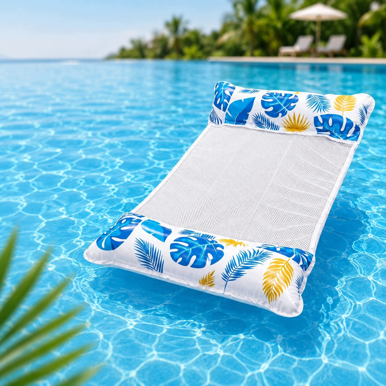 WATER HAMMOCK MATTRESS FOR SWIMMING LOUNGER INFLATABLE CHAIR 130x70 POOL BEACH Manufacturer code LEŻAK DO BASENU HAMAK PONTON MATERAC DMUCHANY