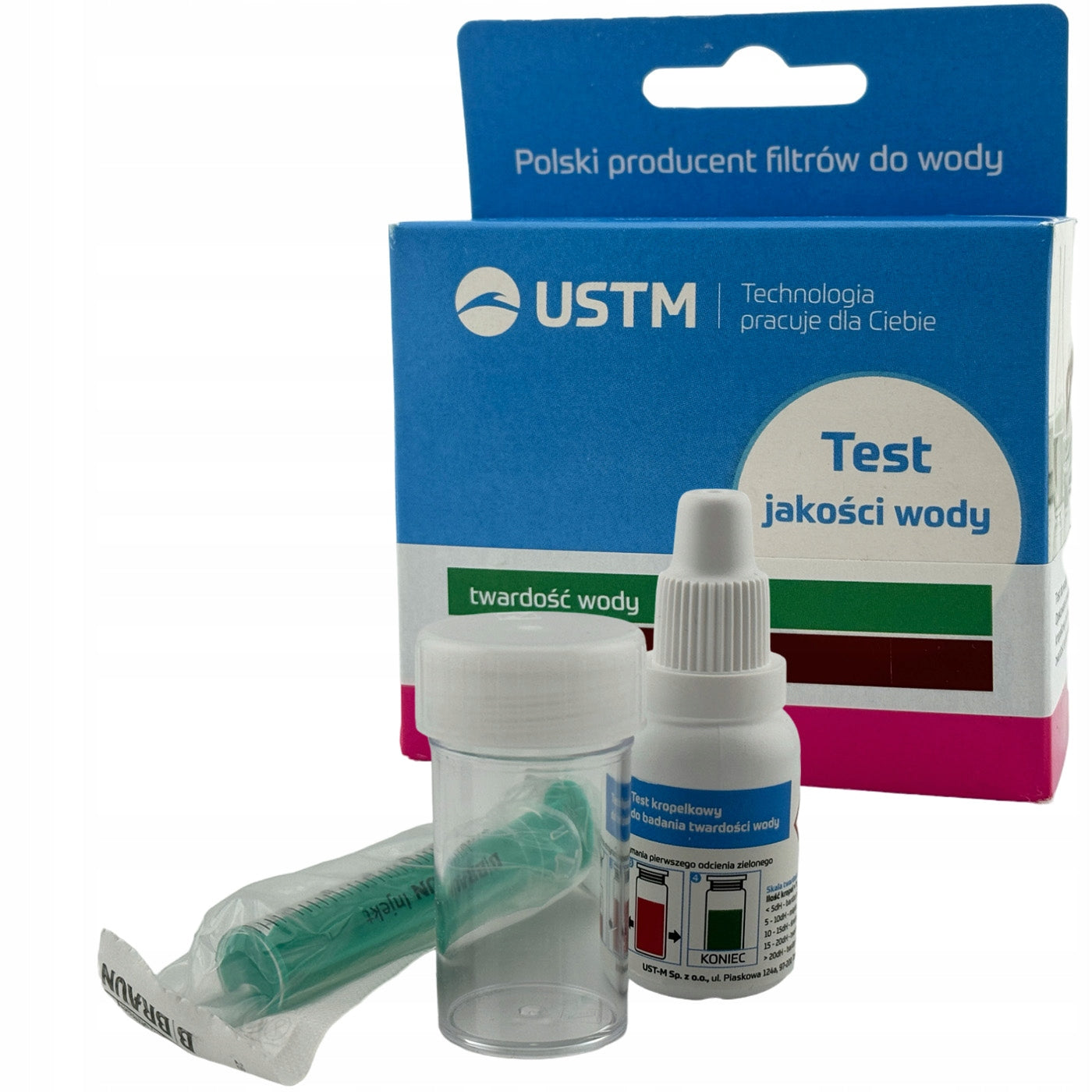 WATER HARDNESS TESTER TEST-T droplet water quality test HARDNESS