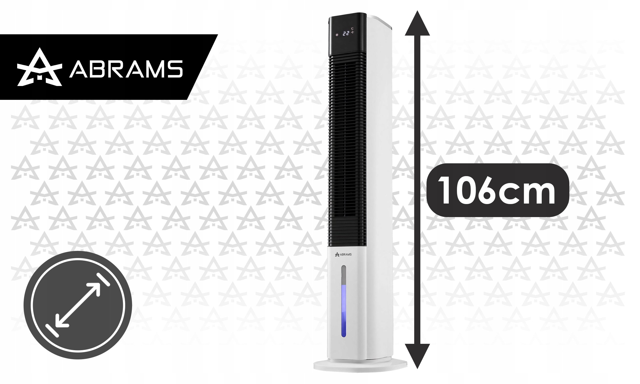 WATER HEATER FAN IONIZATION QUIET POWERFUL FAN AIR CONDITIONER Brand Abrams