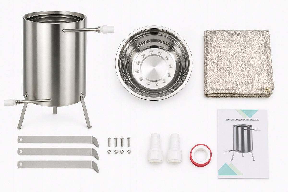 WATER HEATER FOR TUB FIRE HOT TUB FOR WOOD STAINLESS STEEL SET
