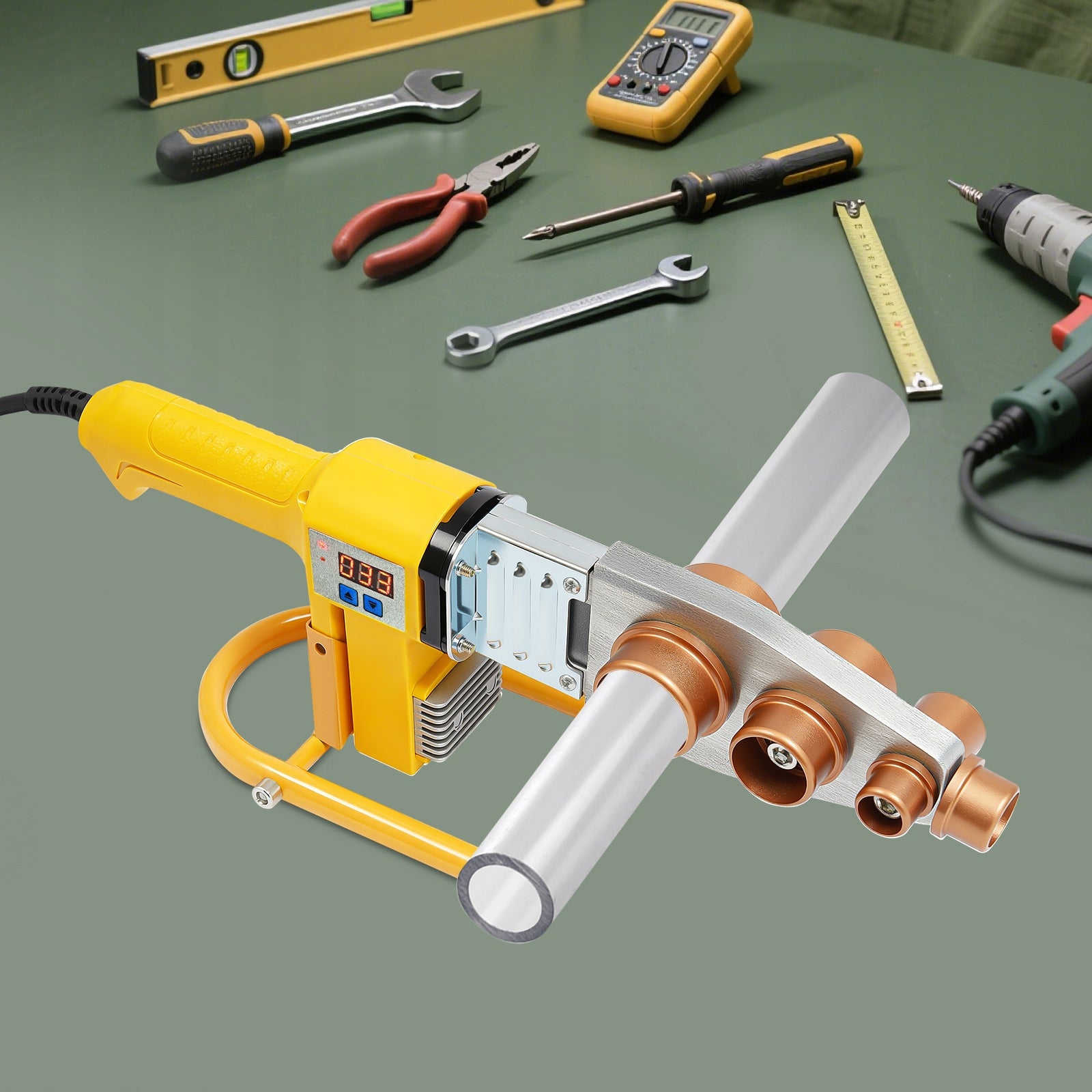 WATER PIPE WELDER 850W ADJUSTABLE PIPELINE WELDER 20-63MM FOR PPR/PB/PE/PP Packaging status original
