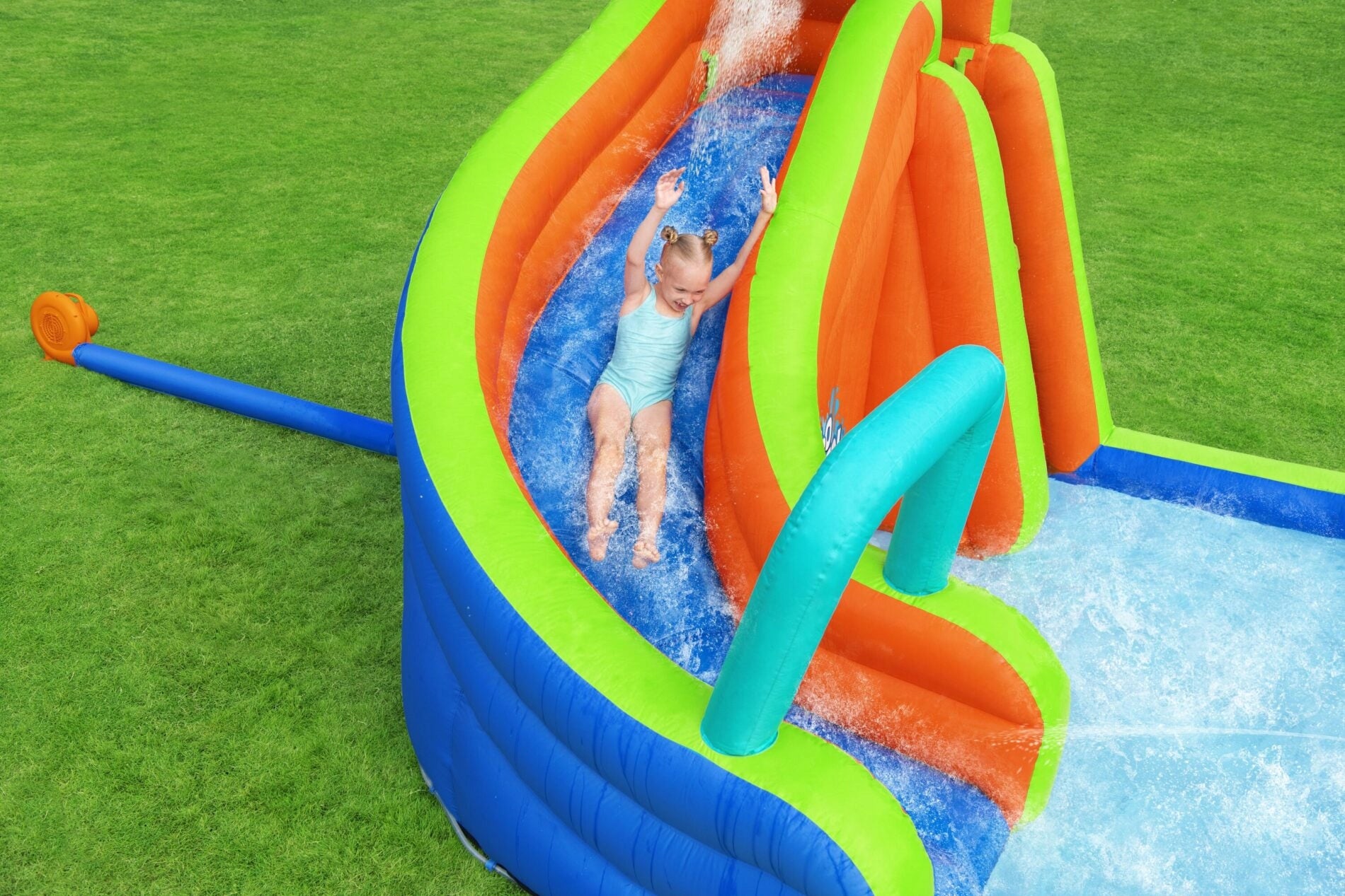 WATER PLAYGROUND FOR CHILDREN INFLATABLE LARGE SWIMMING POOL SLIDE WALL BESTWAY Brand Bestway