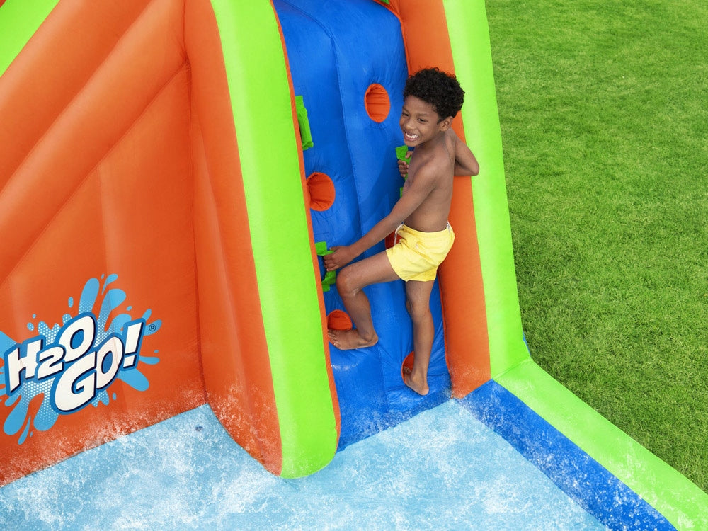 WATER PLAYGROUND FOR CHILDREN INFLATABLE LARGE SWIMMING POOL SLIDE WALL BESTWAY Product width 271 cm