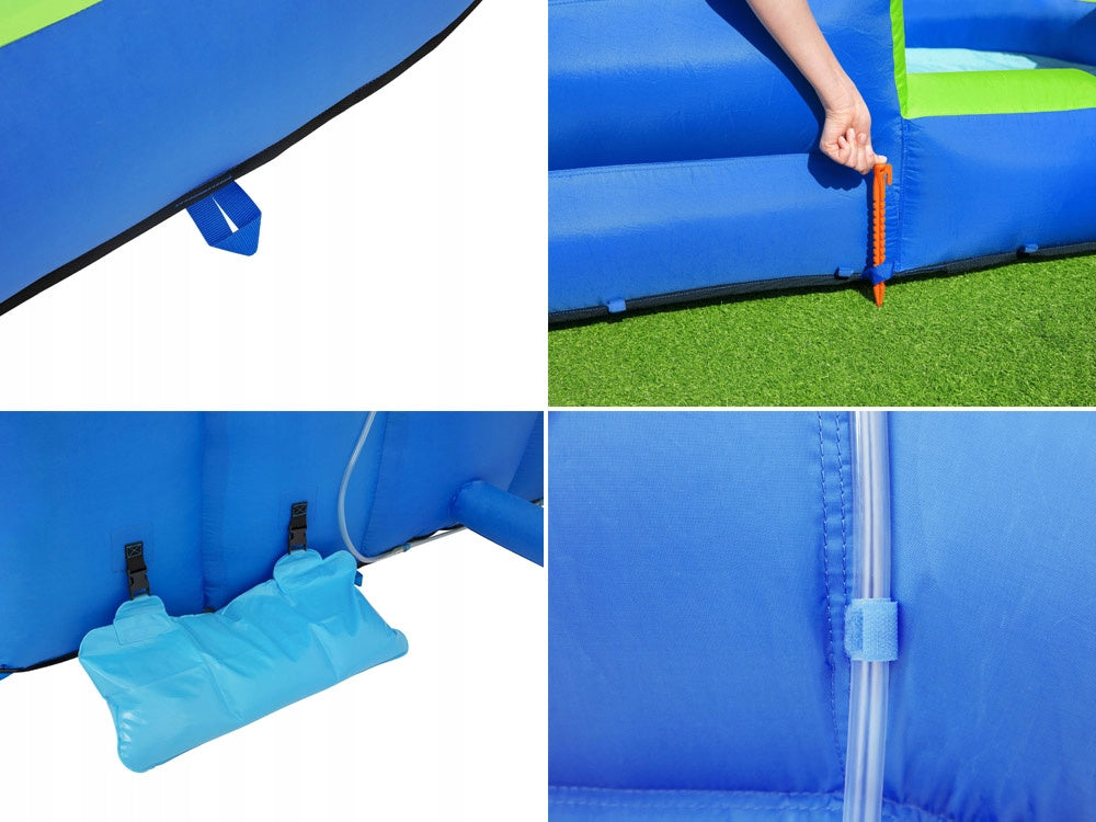 WATER PLAYGROUND FOR CHILDREN INFLATABLE LARGE SWIMMING POOL SLIDE WALL BESTWAY Volume 10667 l