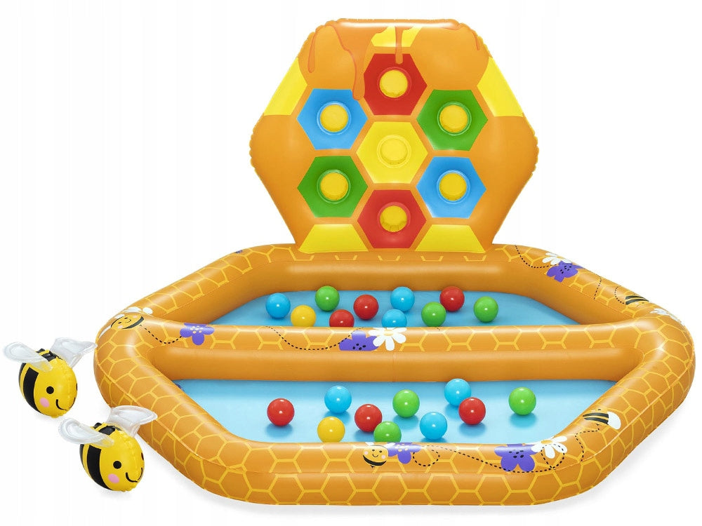 WATER PLAYGROUND FOR CHILDREN INFLATABLE POOL SHOWER TRAY SORTER + 20x BALLS Brand Bestway