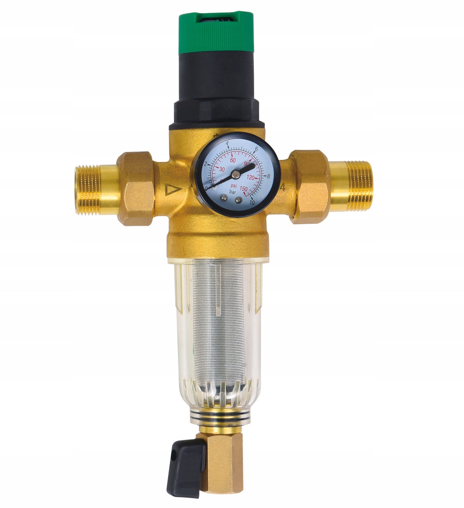 WATER PRESSURE REDUCER 1" MESH FILTER STAINLESS STEEL SELF-CLEANING Manufacturer code F-FILRED3-G1"
