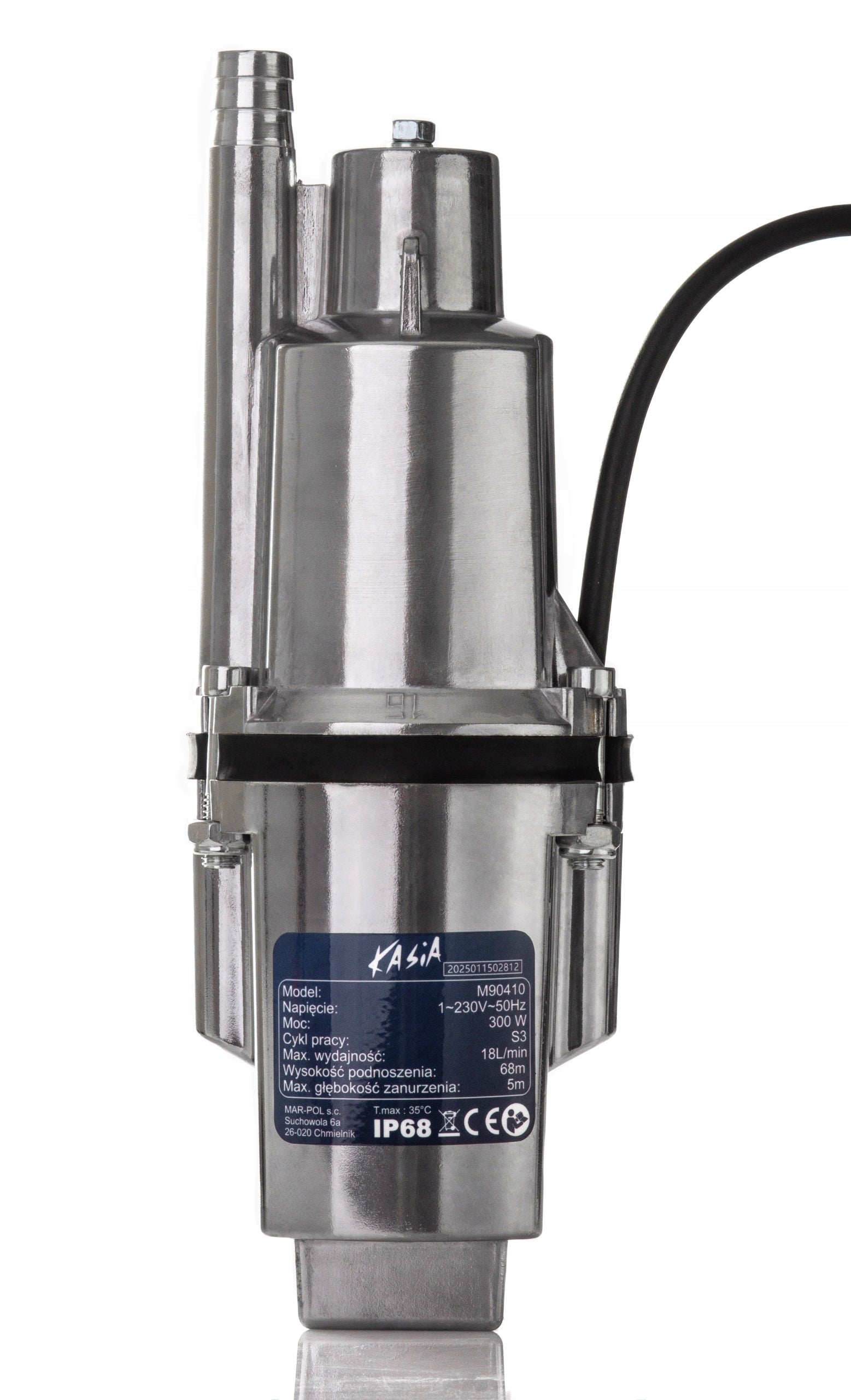WATER PUMP KASIA deep-sea MEMBRANE PRESSURE WATERING 7 bar Russian Engine power 300 W