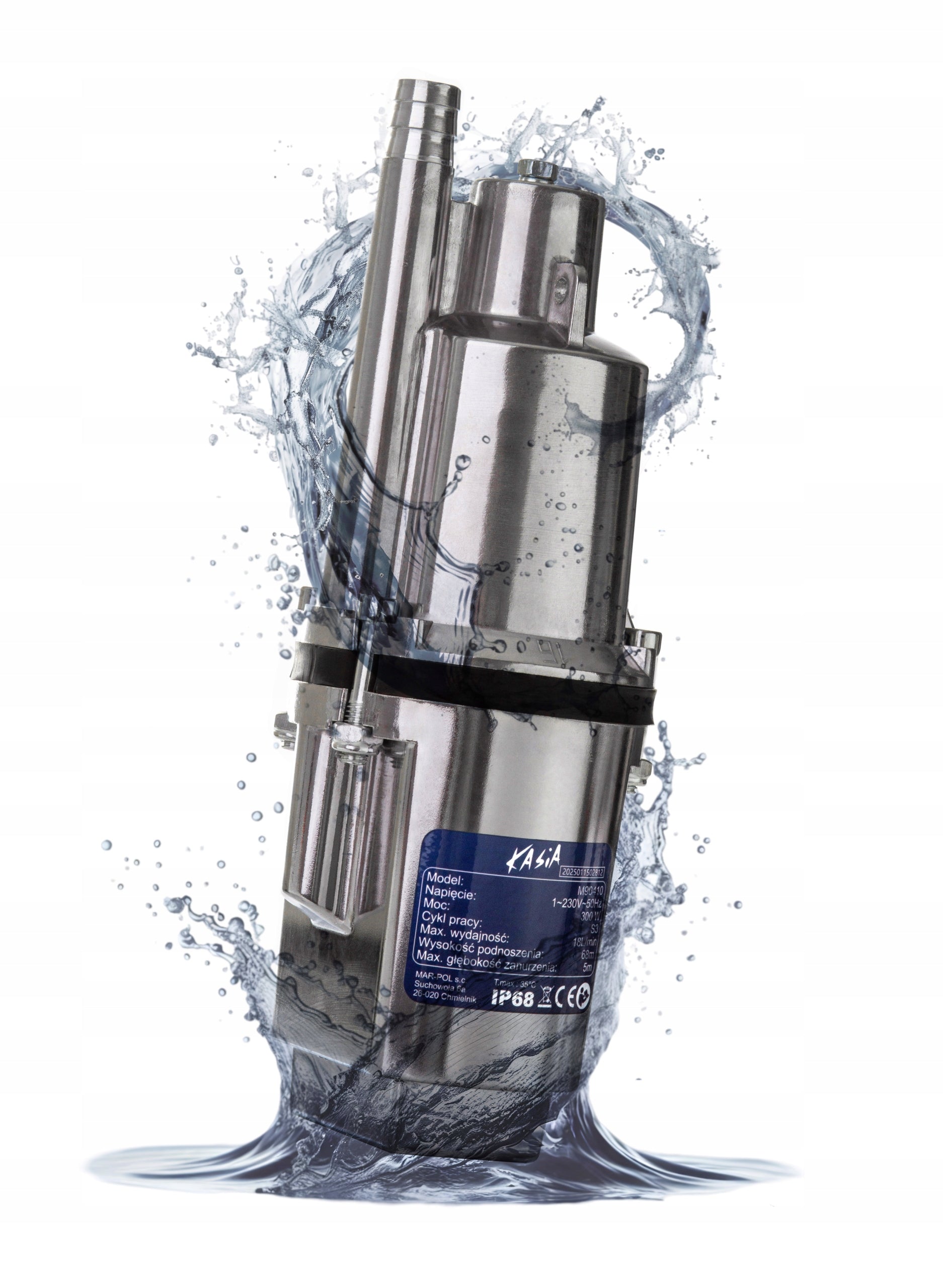 WATER PUMP KASIA deep-sea MEMBRANE PRESSURE WATERING 7 bar Russian Manufacturer code M90410