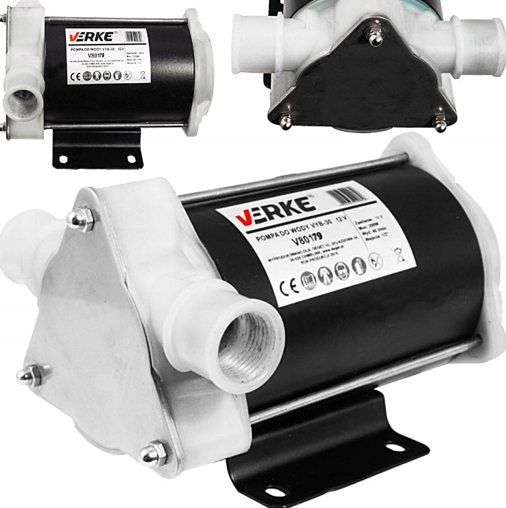 WATER PUMP UNIVERSAL PUMP FOR CLEAN DIRTY WATER PUMPING STATION 12V Manufacturer Verke
