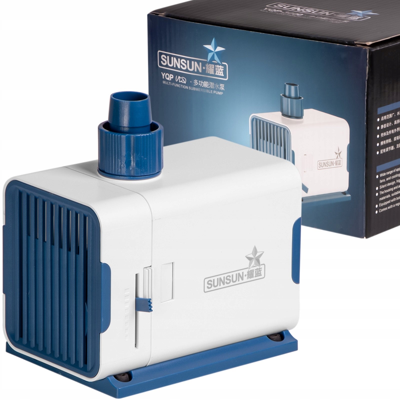 WATER PUMP WITH FILR AND POWER REGULATION LOW IMMERSION 3000L/H SUNSUN