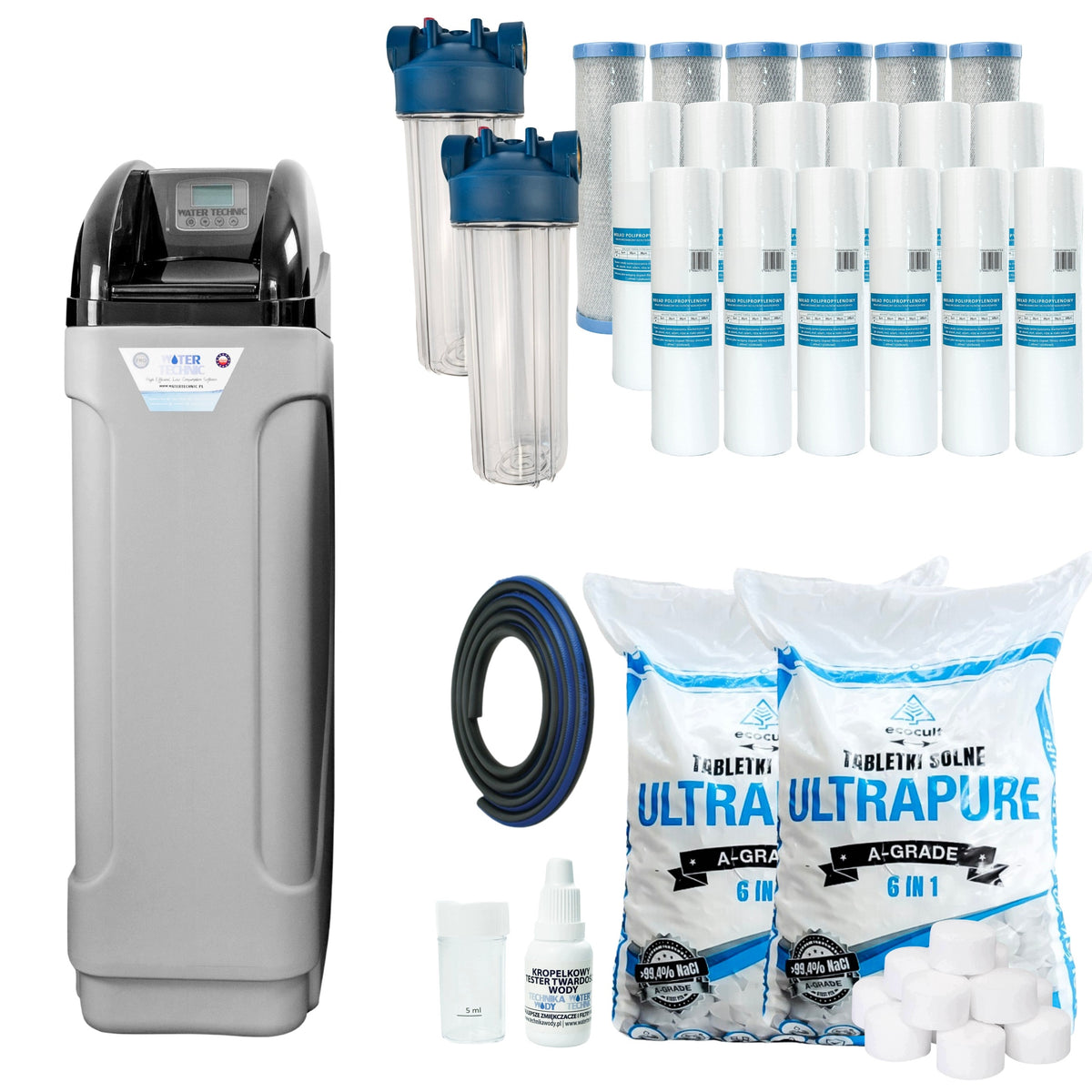 WATER SOFTENER WATER TECHNIC 20 SMART PACK UP-FLOW MONO TREATMENT STATION