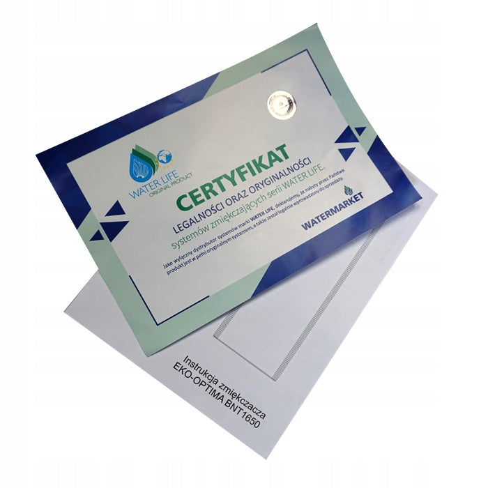 WATER SOFTENER WATERLIFE 32L, MONOSPHERE, MENU PL Brand WATERLIFE