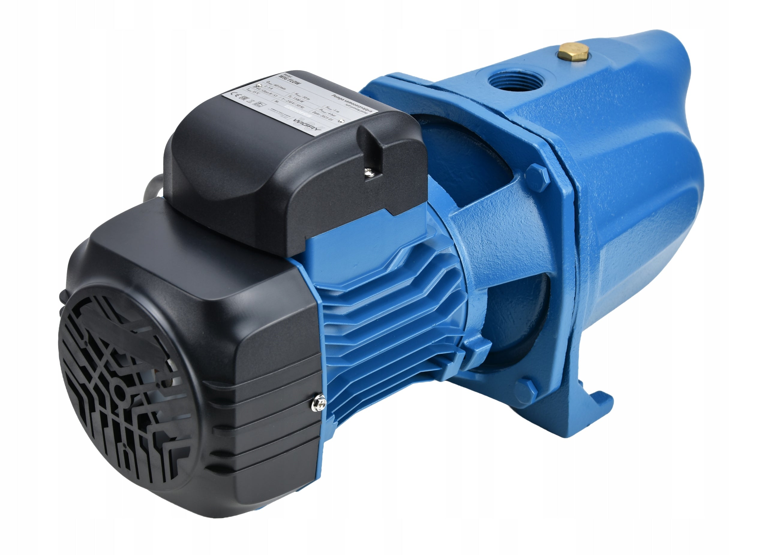 WATER SURFACE HYDROPHORE PUMP POWERFUL EFFICIENT JET QUIET SUCTION 1100W Manufacturer Wigry