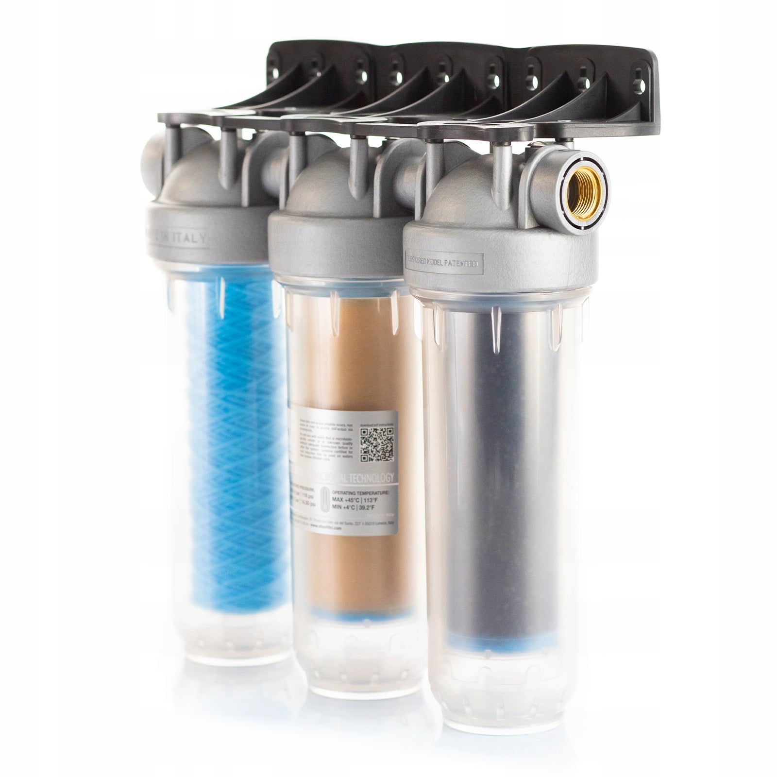 WATER TREATMENT WHOLE HOUSE DRAWSTRING CARBON SOFTENER Model trio
