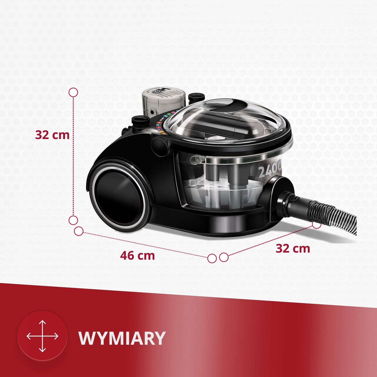 WATER VACUUM CLEANER MPM MOD 47 BORA 2400 W Manufacturer code mod-47