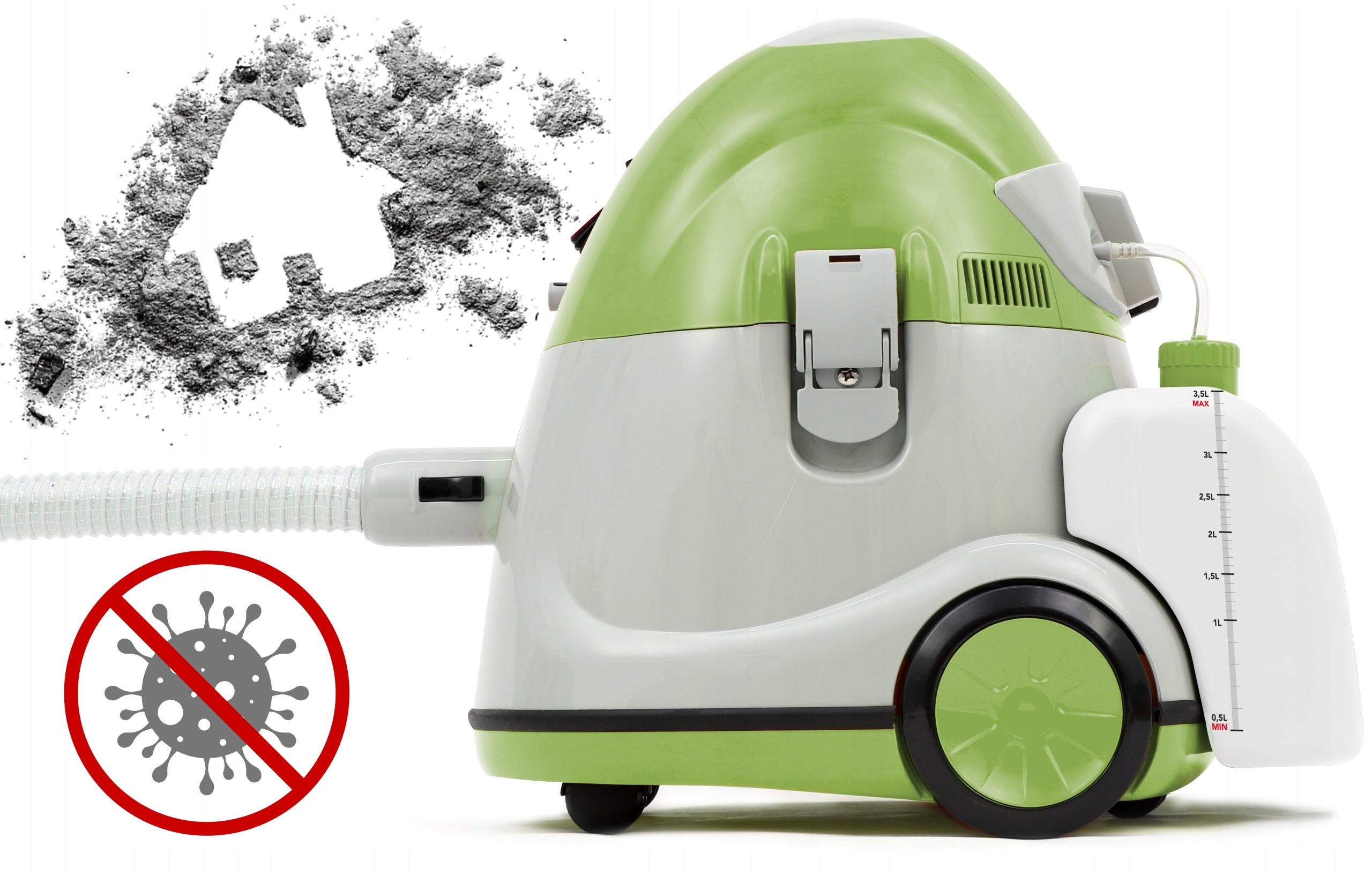 WATER WASHING VACUUM CLEANER+LIQUID KARCHER Laundry Suction Cup SET PREMIUM QUALITY Manufacturer code ECO-PRO 400S