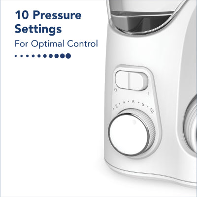 WATERPIK WF-150 Ultra Plus WHITE stationary tooth irrigator (6 tips) Brand Waterpik
