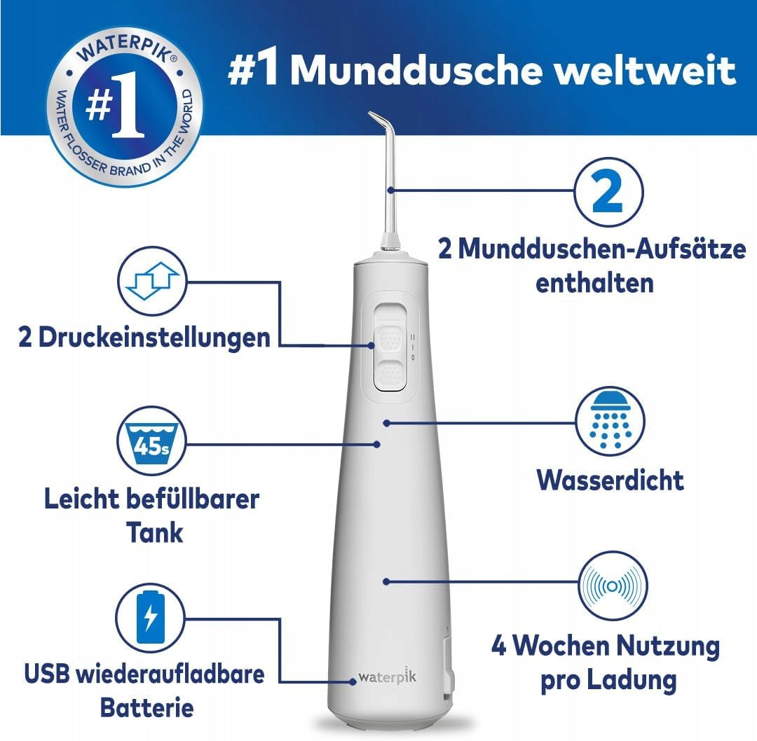 WATERPIK WF-20 PULSE DENTAL IRRIGATOR WIRELESS WHITE Medical device no
