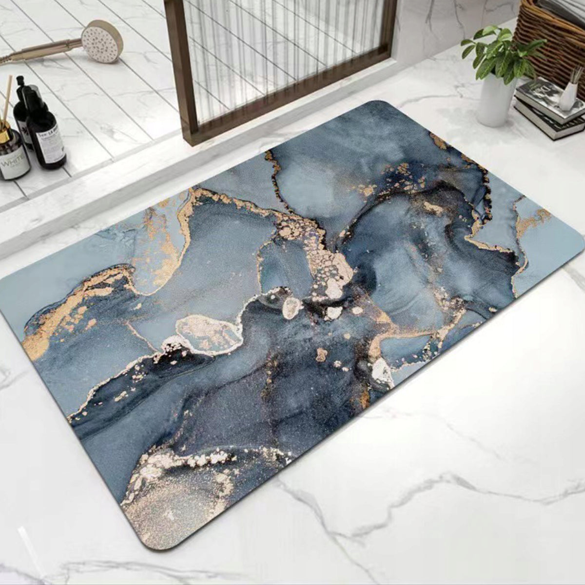 WATERPROOF BATHROOM RUG NON-SLIP QUICK-DRYING SOFT ABSORBENT EAN (GTIN) 5905567791628