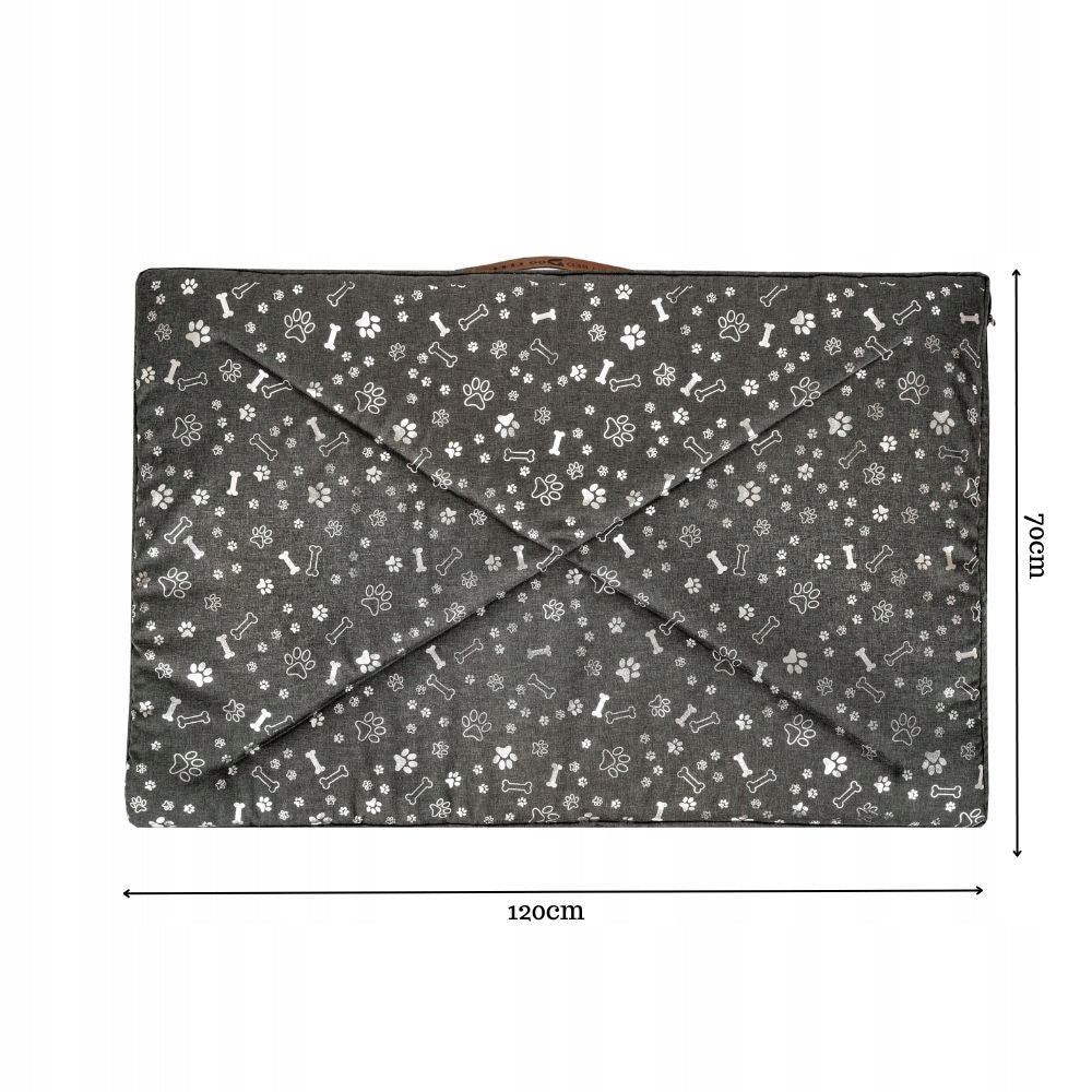 WATERPROOF BED MATTRESS DOG 120x70x5 cm LARGE BED XXL WITH ZIPPER Manufacturer code LEGOWISKO MATERAC DLA PSA 120x70x5 CM LIP