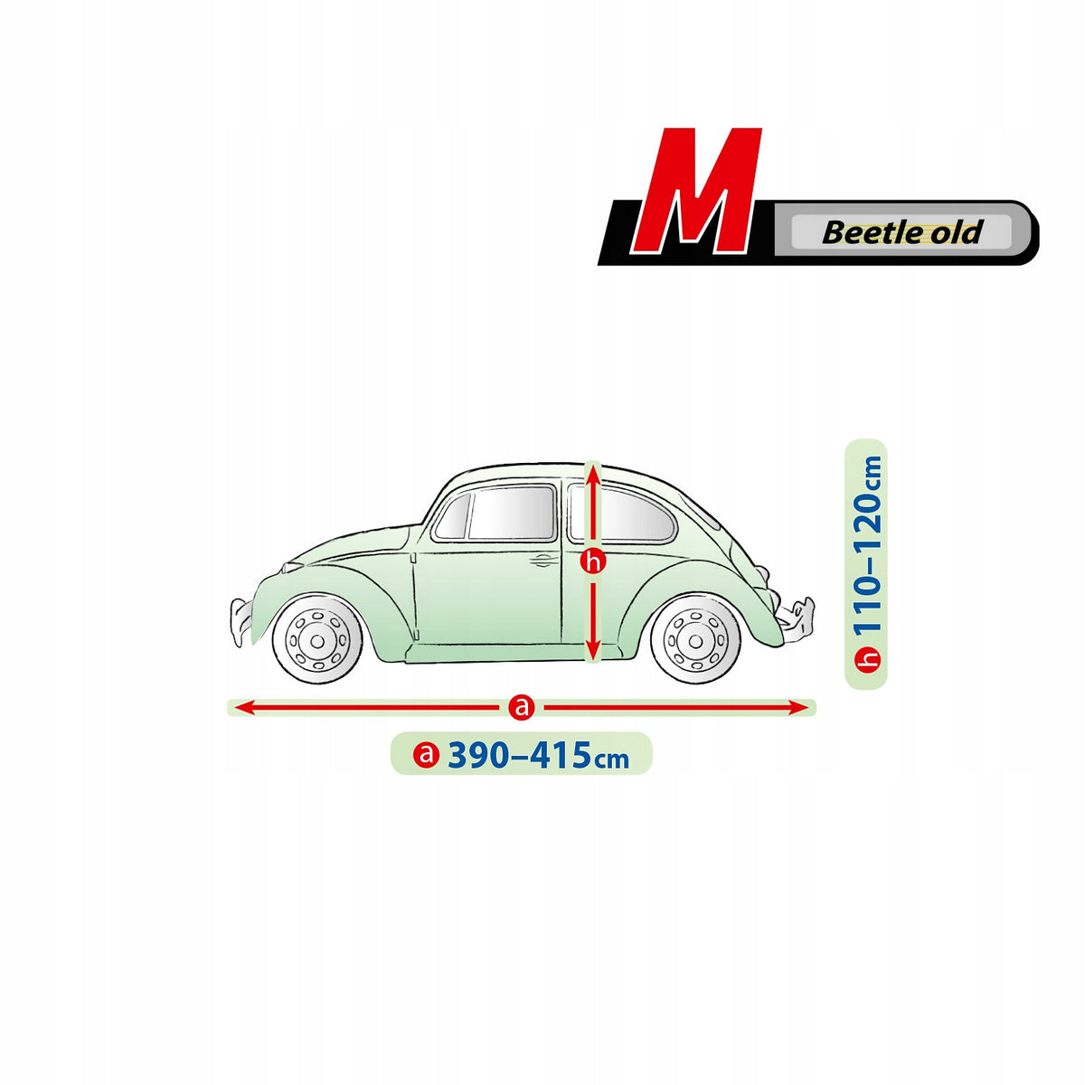 WATERPROOF COVER for VW Beetle 1938-1985, VW Kafer KdF Packaging status original