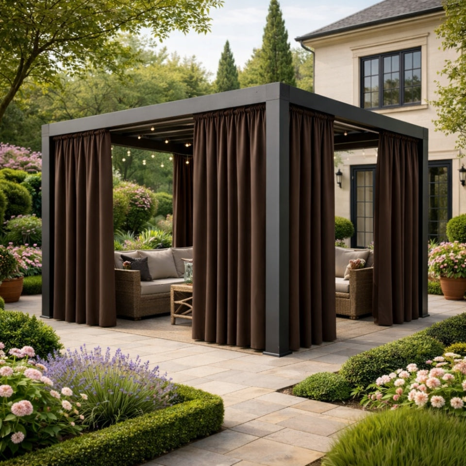 WATERPROOF GARDEN CURTAIN 155x200 CM FOR TERRACE GARDEN WATERPROOF Manufacturer code ZASŁONA WODOODPORNA 200 TUNEL