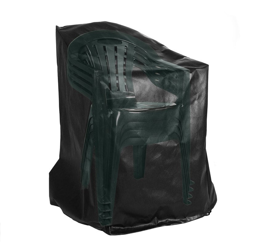WATERPROOF Garden Chair Cover BLACK Length 73 cm