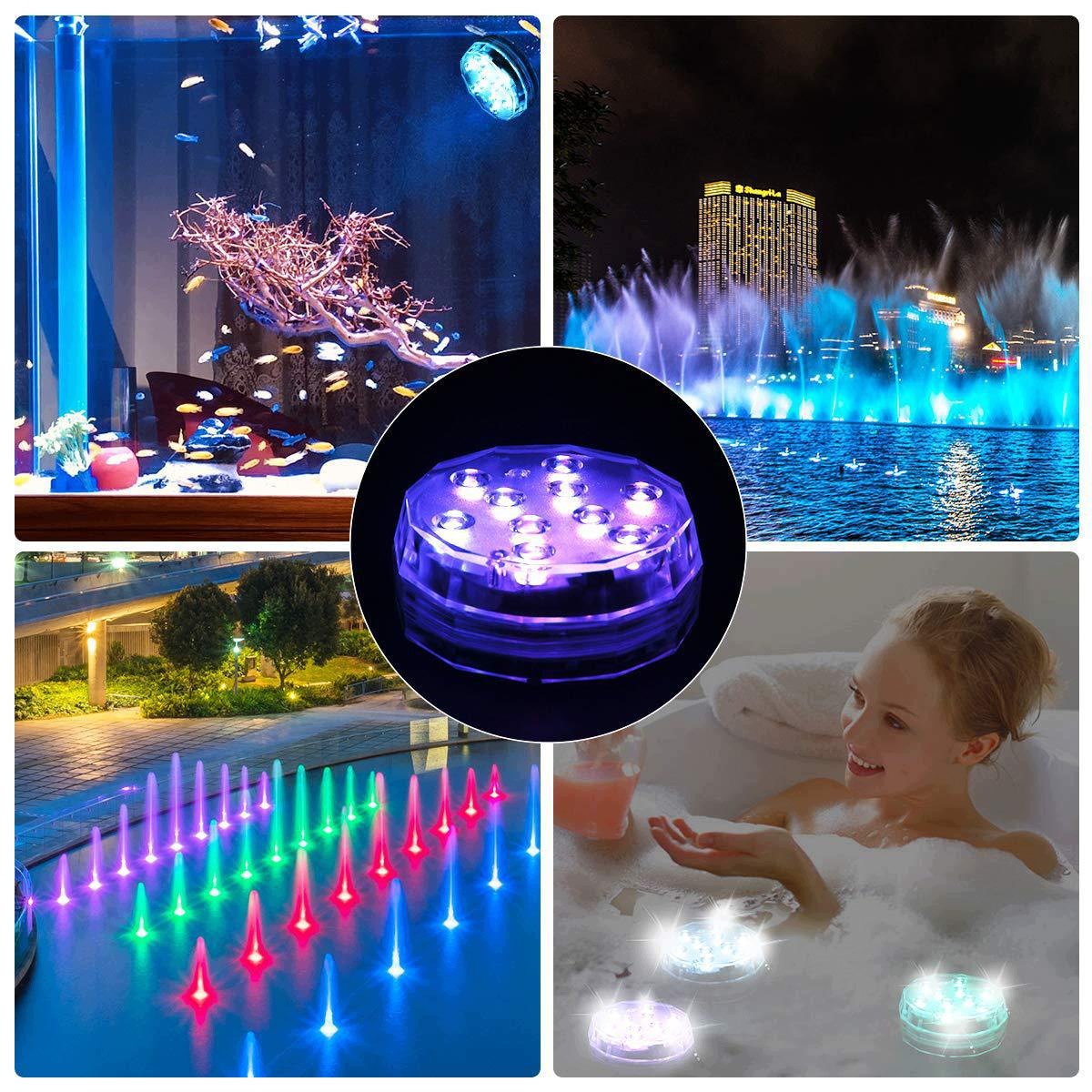 WATERPROOF LED LIGHTS WITH AQUASHEIN REMOTE CONTROL Packaging status original