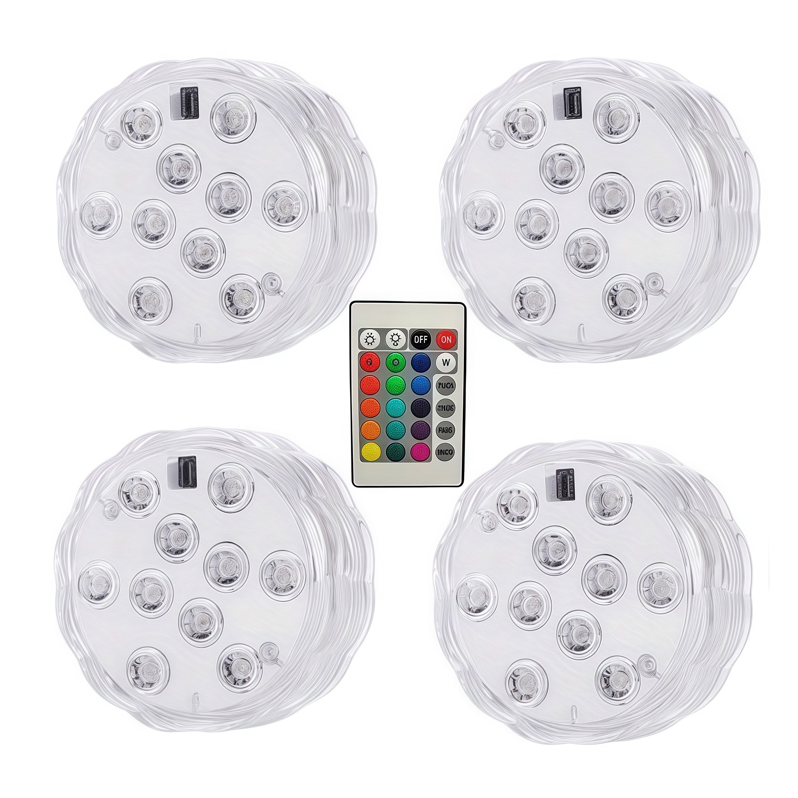WATERPROOF LED LIGHTS WITH AQUASHEIN REMOTE CONTROL